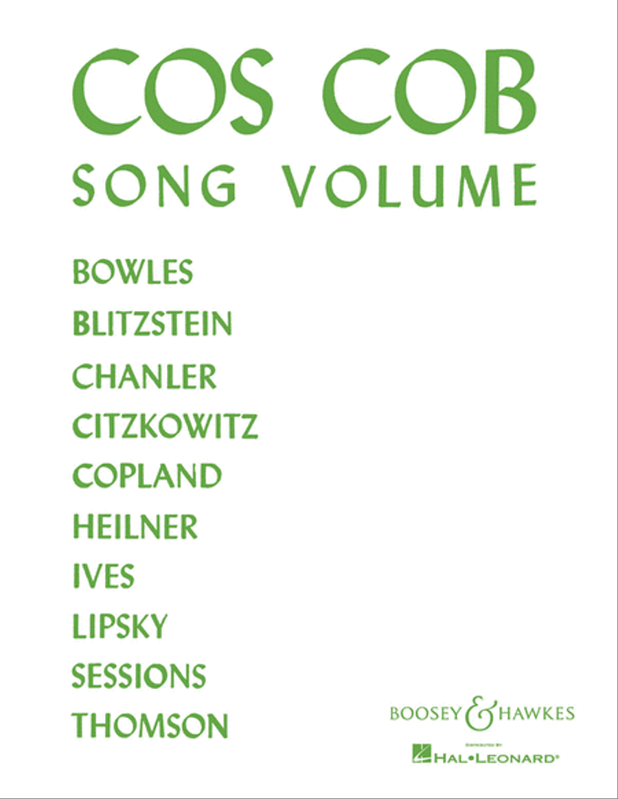 Cos Cob Song Album Medium Voice scores gallery preview page 1