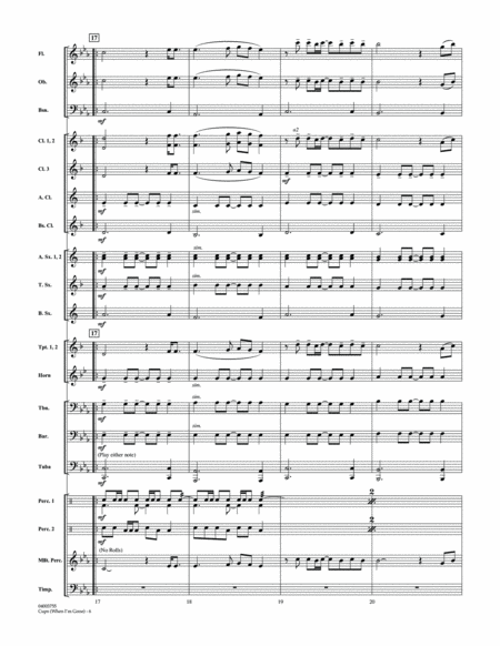 Cups (When I'm Gone) - Conductor Score (Full Score)
