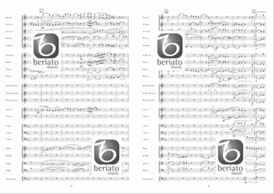 Adagio From Symphony No. 3 Choir scores gallery preview page 3