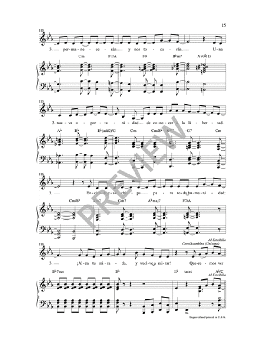 Through the Eyes of God Through the Eyes of God 4-Part scores gallery preview page 7