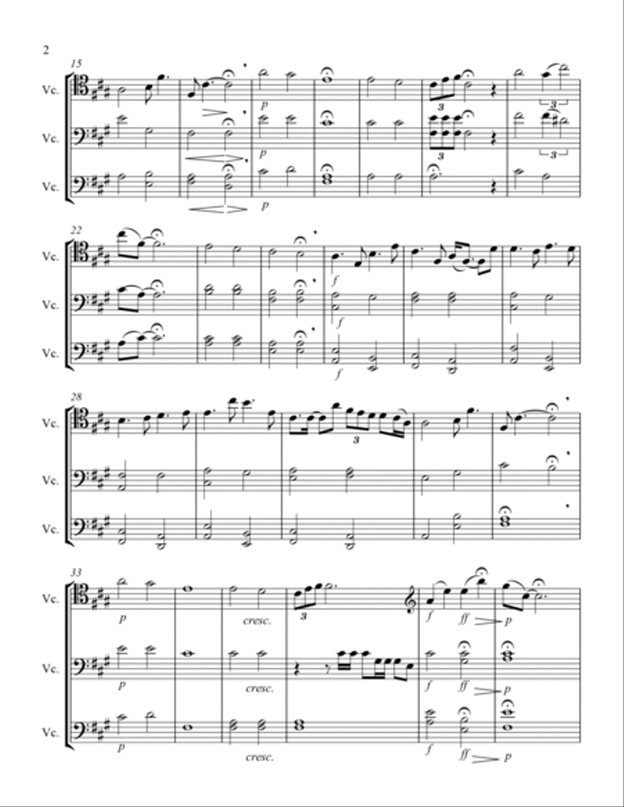 Hide And Seek Cello scores gallery preview page 4