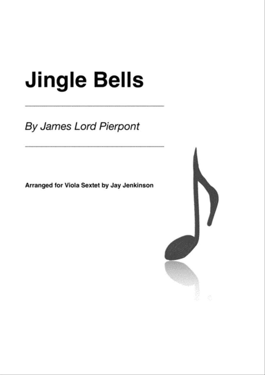 Jingle Bells for Six Violas Viola Solo scores gallery preview page 1