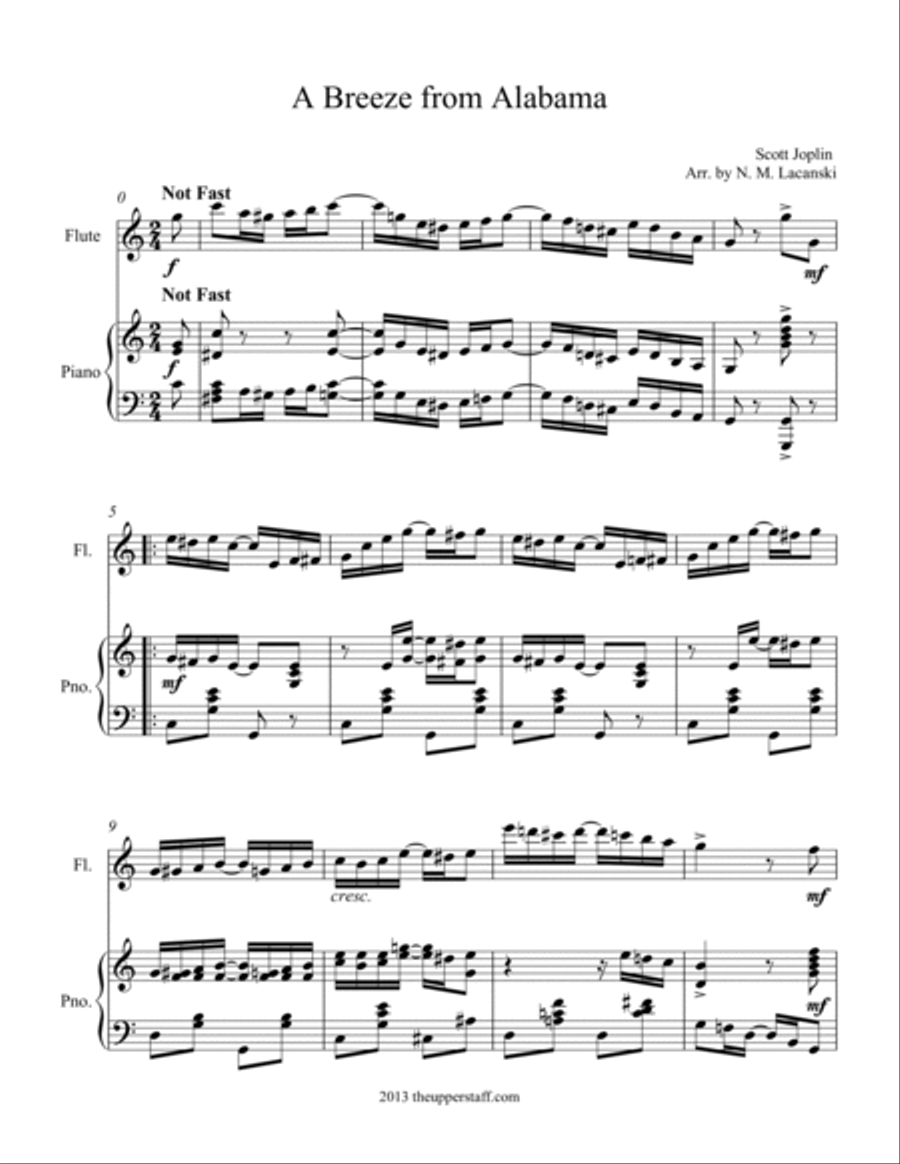 A Breeze from Alabama A Breeze from Alabama Flute Solo scores gallery preview page 3