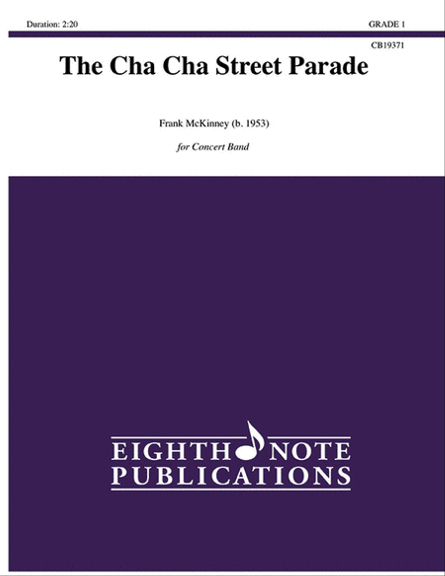 The Cha Cha Street Parade Concert Band scores gallery preview page 1
