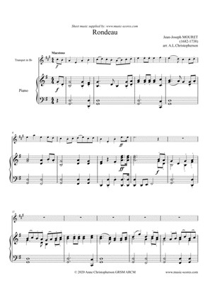 Rondeau - Bridal Fanfare - Trumpet and Piano - G major