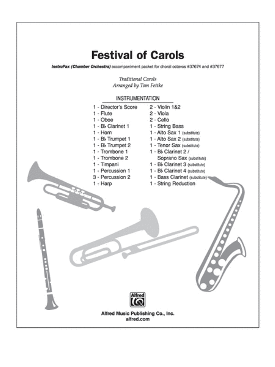 Festival of Carols Choir scores gallery preview page 1