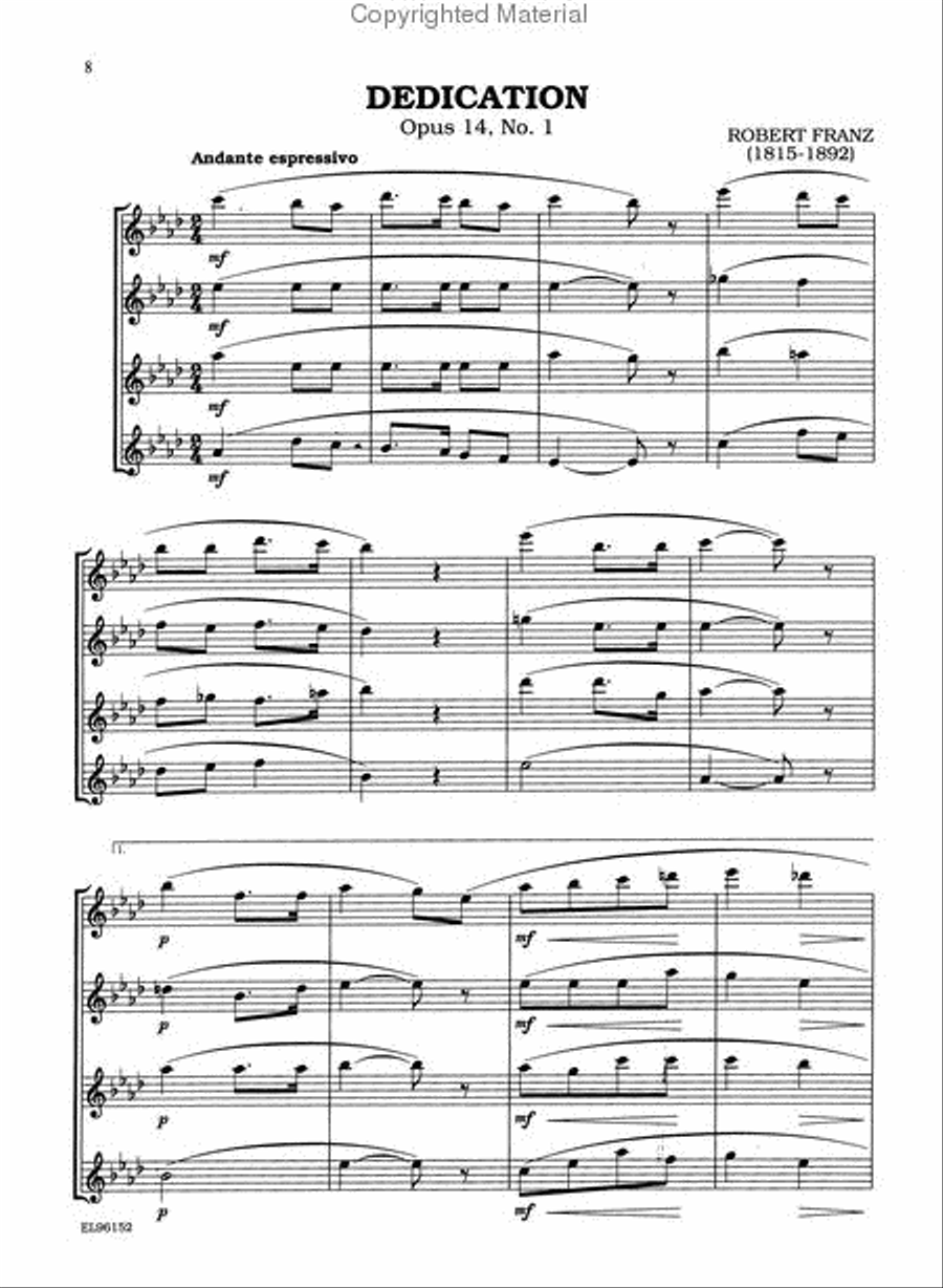 Classical Quartets for All (From the Baroque to the 20th Century) Small Ensemble scores gallery preview page 4