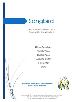 Book cover for Songbird