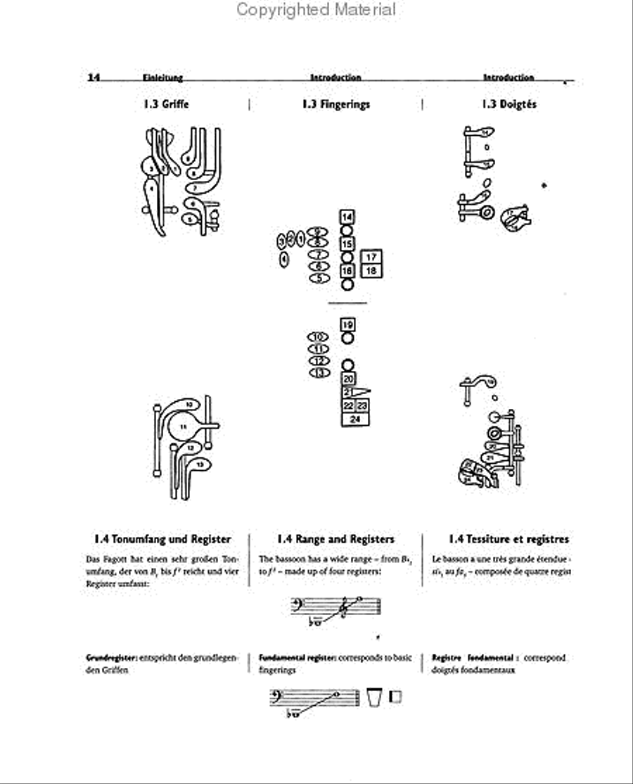 The Techniques of Bassoon Playing Bassoon scores gallery preview page 2