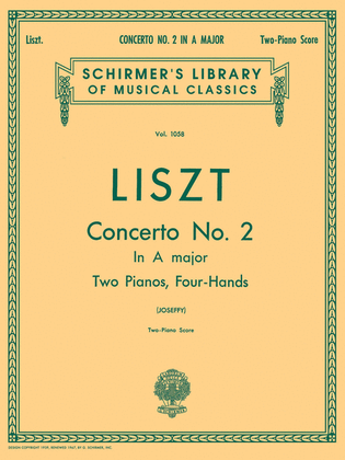 Book cover for Concerto No. 2 in A