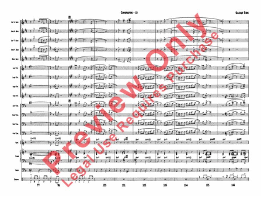Sleigh Ride Jazz Ensemble scores gallery preview page 12