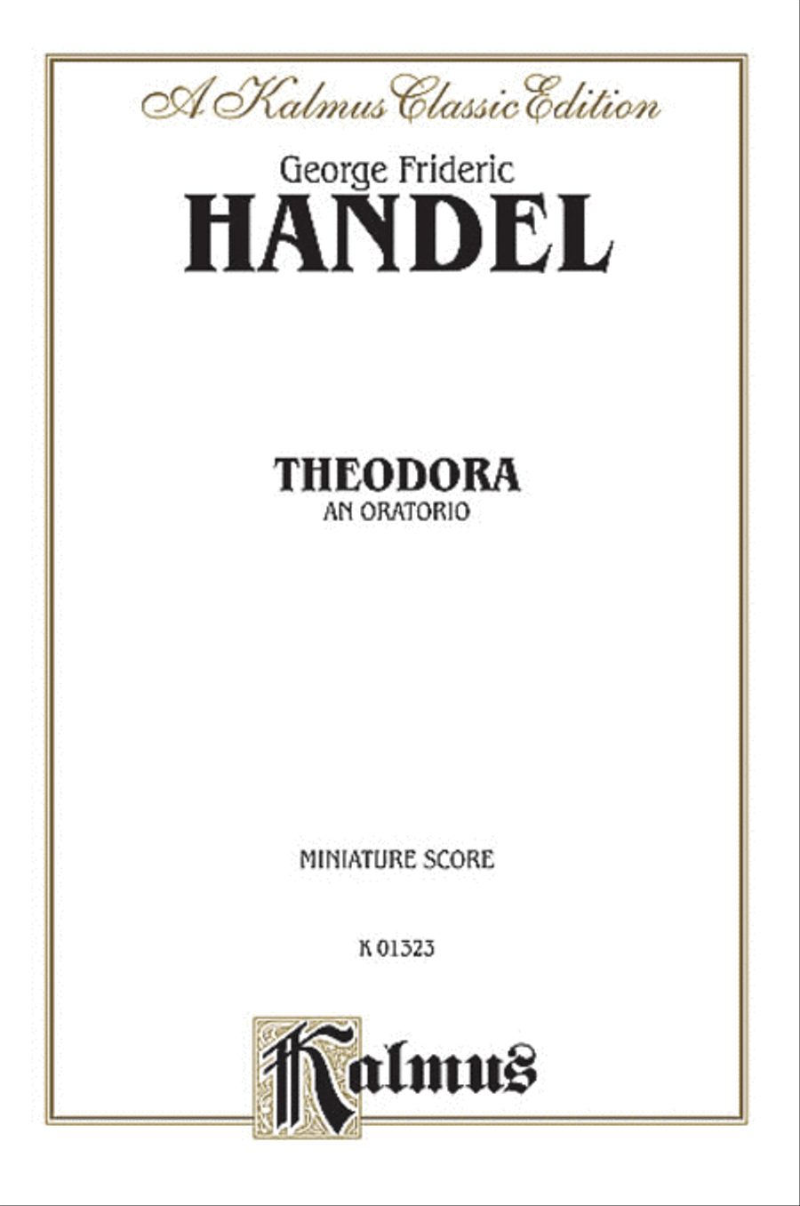 Theodora (1730) 4-Part scores gallery preview page 1