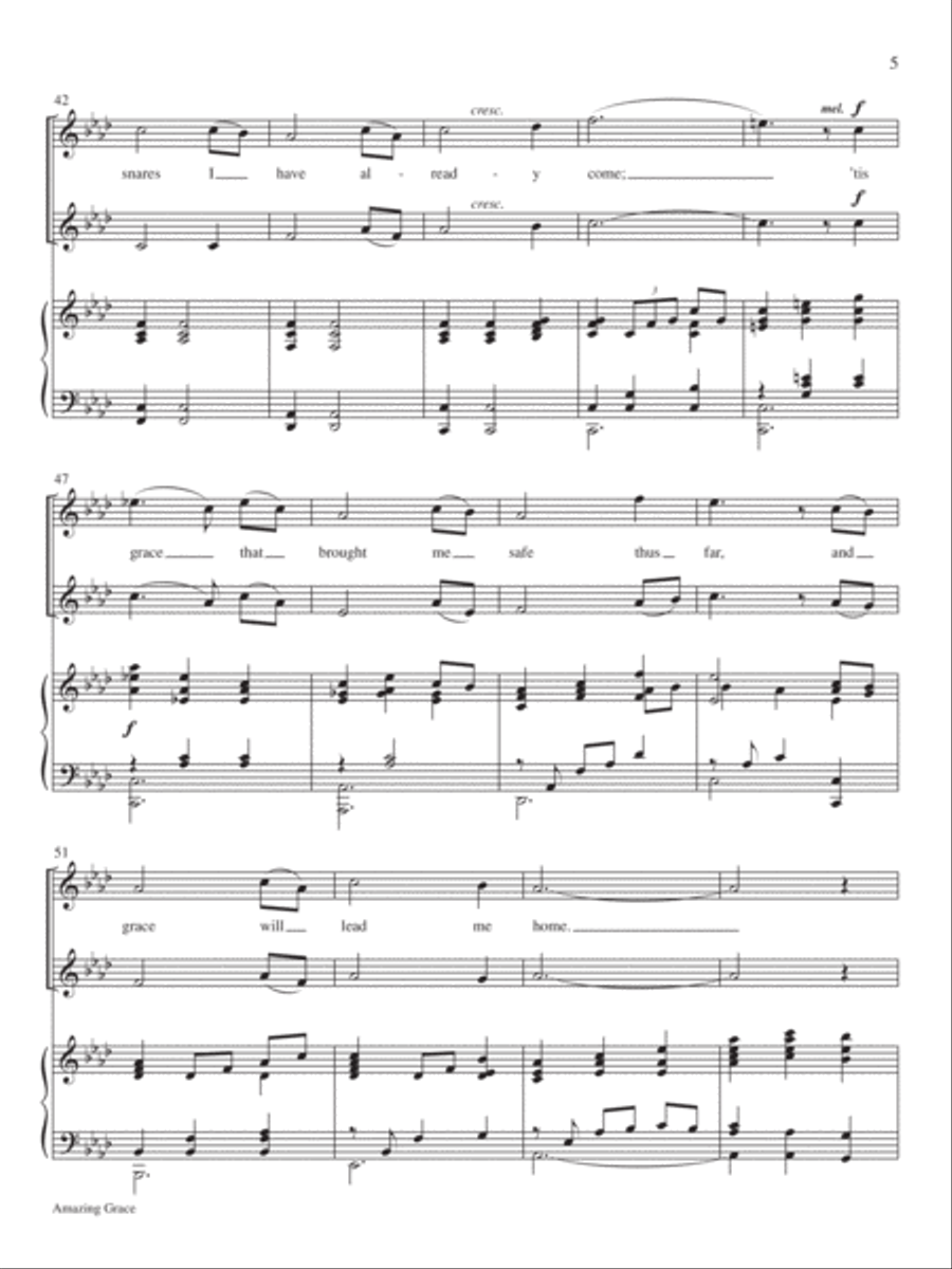 Classic Hymns for Two Voices, Vol. 1-Score Vocal Duet scores gallery preview page 7