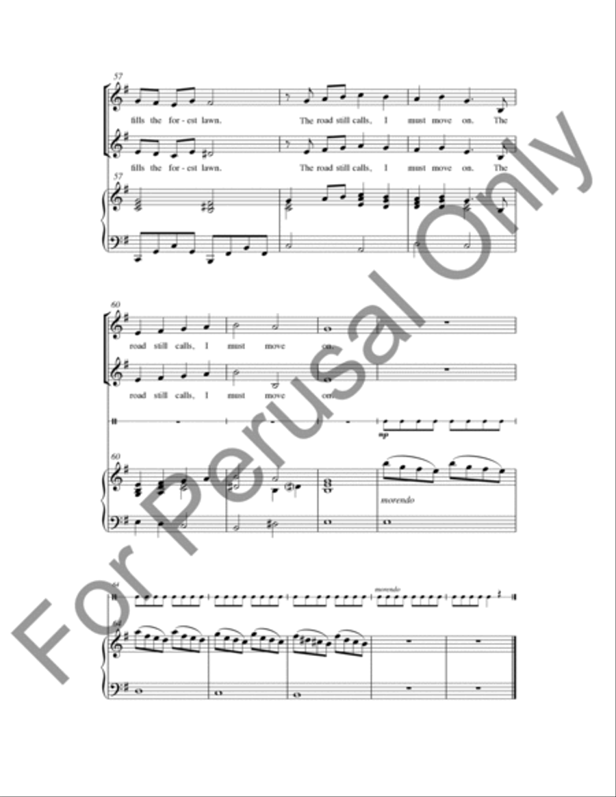 Winter Woods Winter Woods Choir scores gallery preview page 8