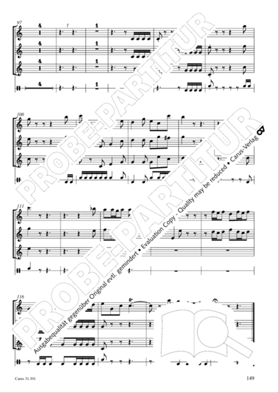 Bach for Brass 1: Cantatas I Voice scores gallery preview page 158