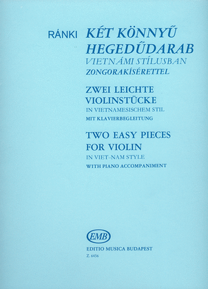Book cover for Zwei leichte Violinstücke in vietnamischem Stil