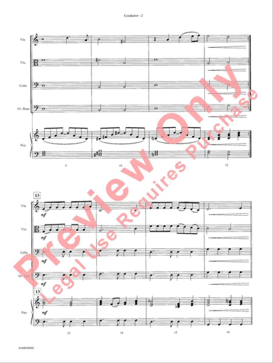 Believe (from The Polar Express) String Orchestra scores gallery preview page 5
