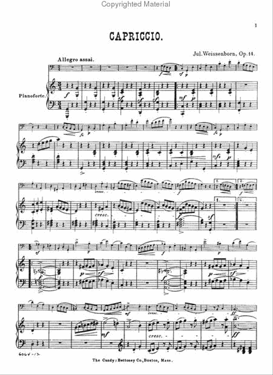 Capriccio Capriccio Bassoon scores gallery preview page 2