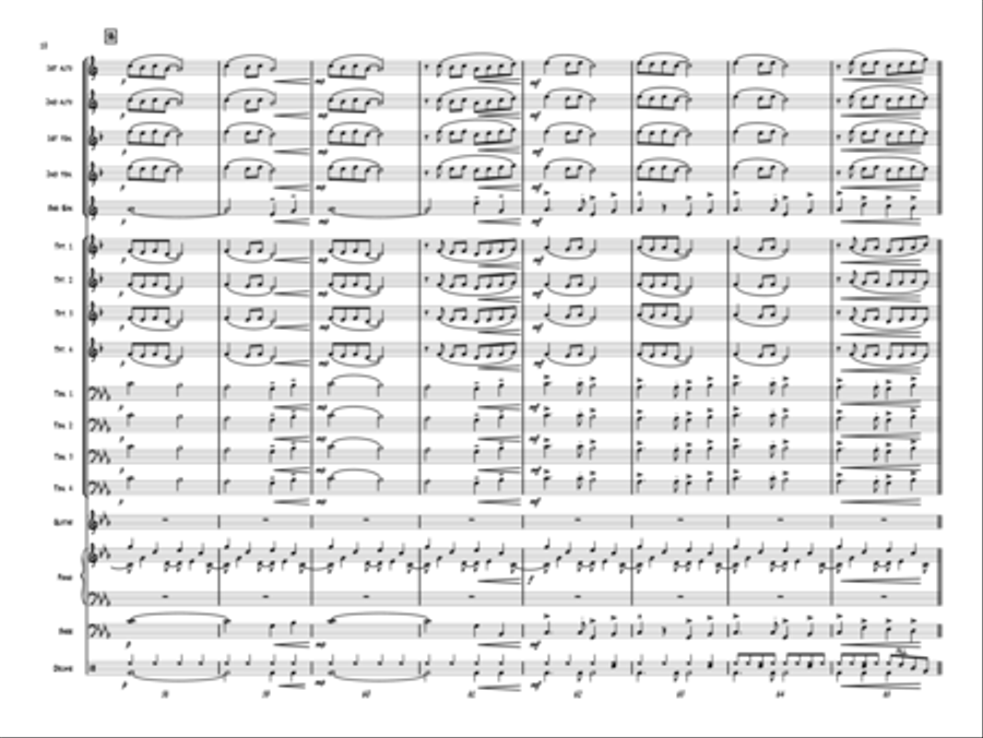 Carol of the Bells Jazz Ensemble scores gallery preview page 9