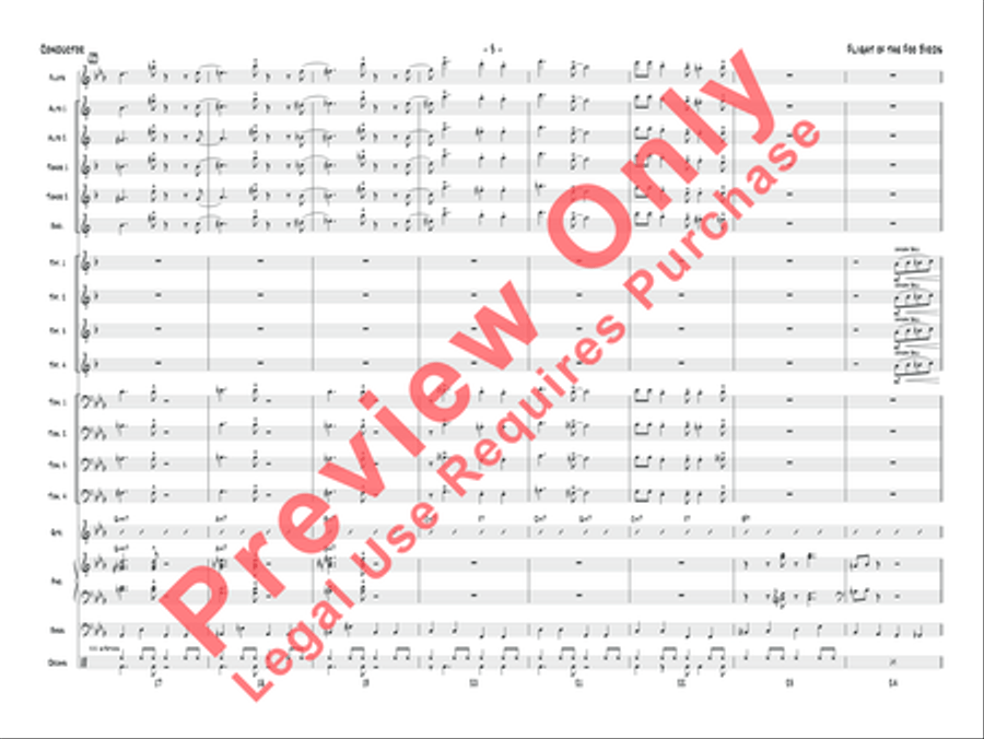 Flight of the Foo Birds Jazz Ensemble scores gallery preview page 20