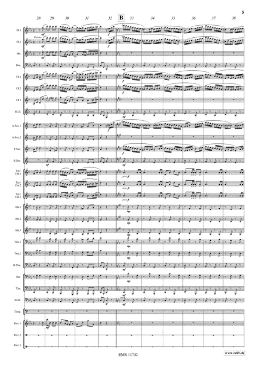 Italian Polka Concert Band scores gallery preview page 6
