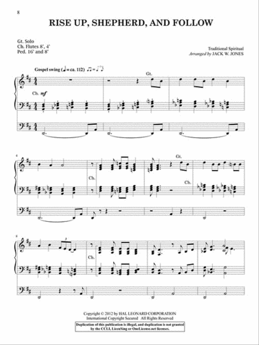 Joy to the World Organ Solo scores gallery preview page 3