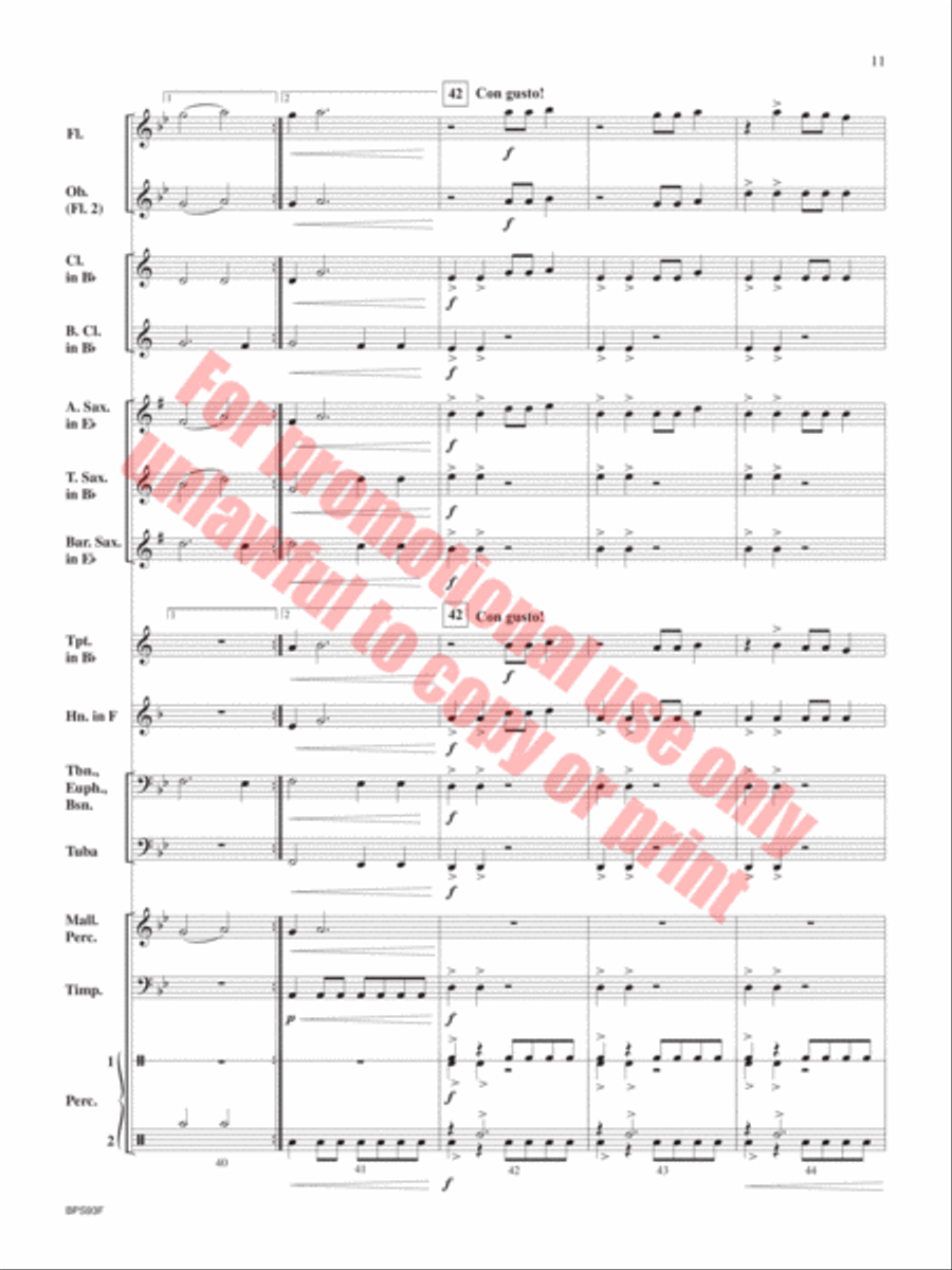 Adventure in India Adventure in India Concert Band scores gallery preview page 12