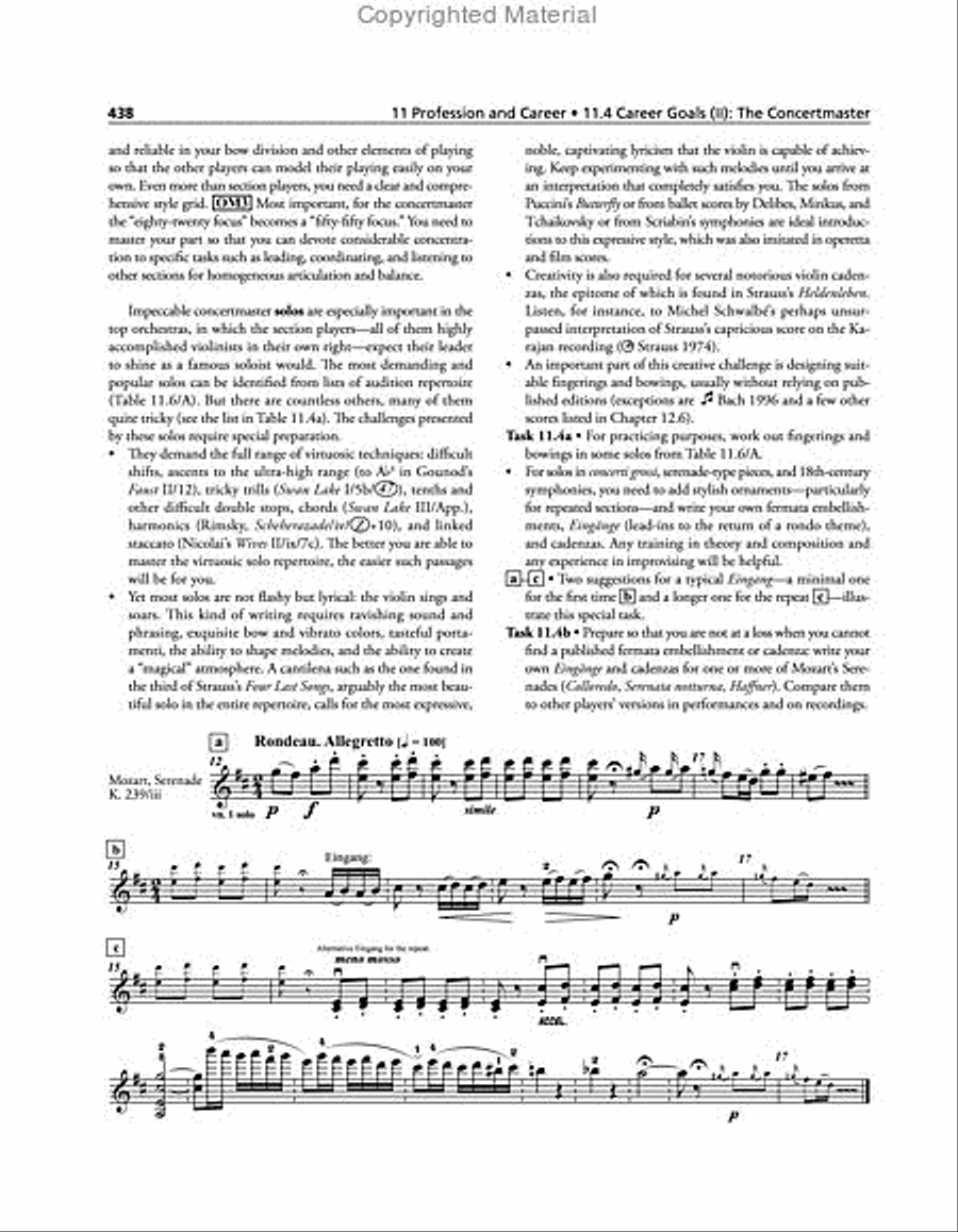 The Orchestral Violinist's Companion, Volumes 1 + 2 Violin scores gallery preview page 34