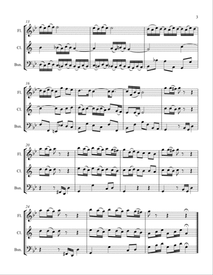 Polonaise Polonaise Woodwind Trio scores gallery preview page 3
