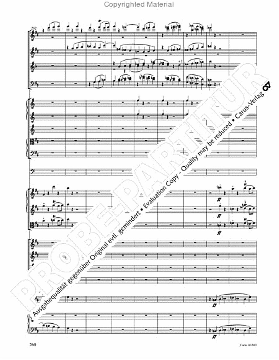 Missa solemnis 4-Part scores gallery preview page 276