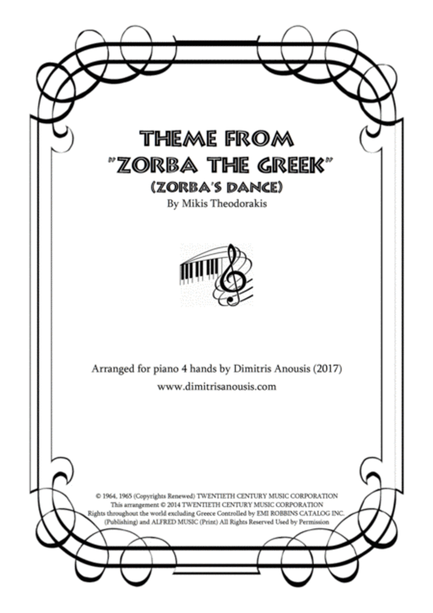 Theme From "zorba The Greek" image number null