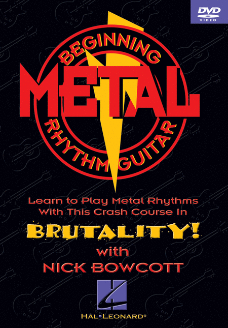 Beginning Metal Rhythm Guitar DVD