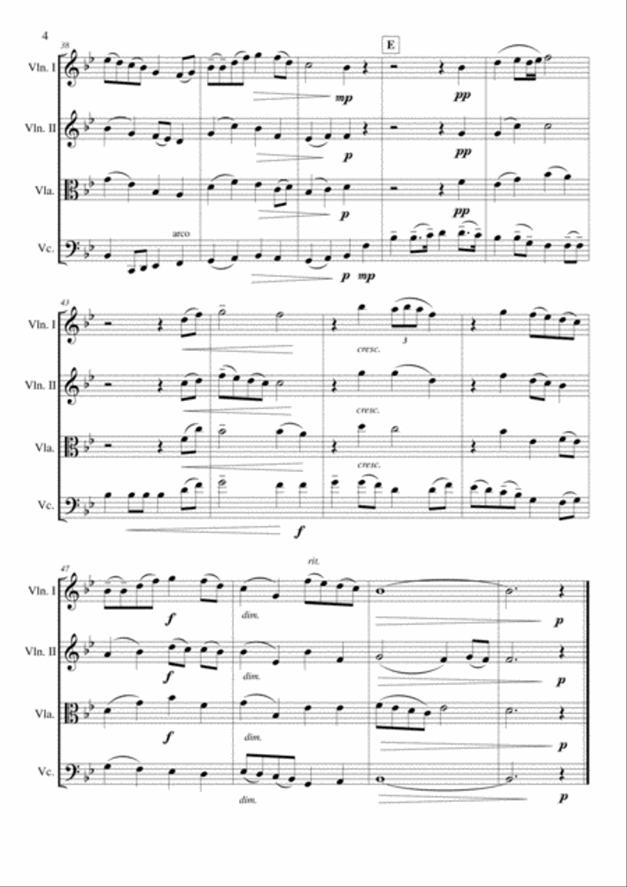 Loch Lomond String Quartet scores gallery preview page 4
