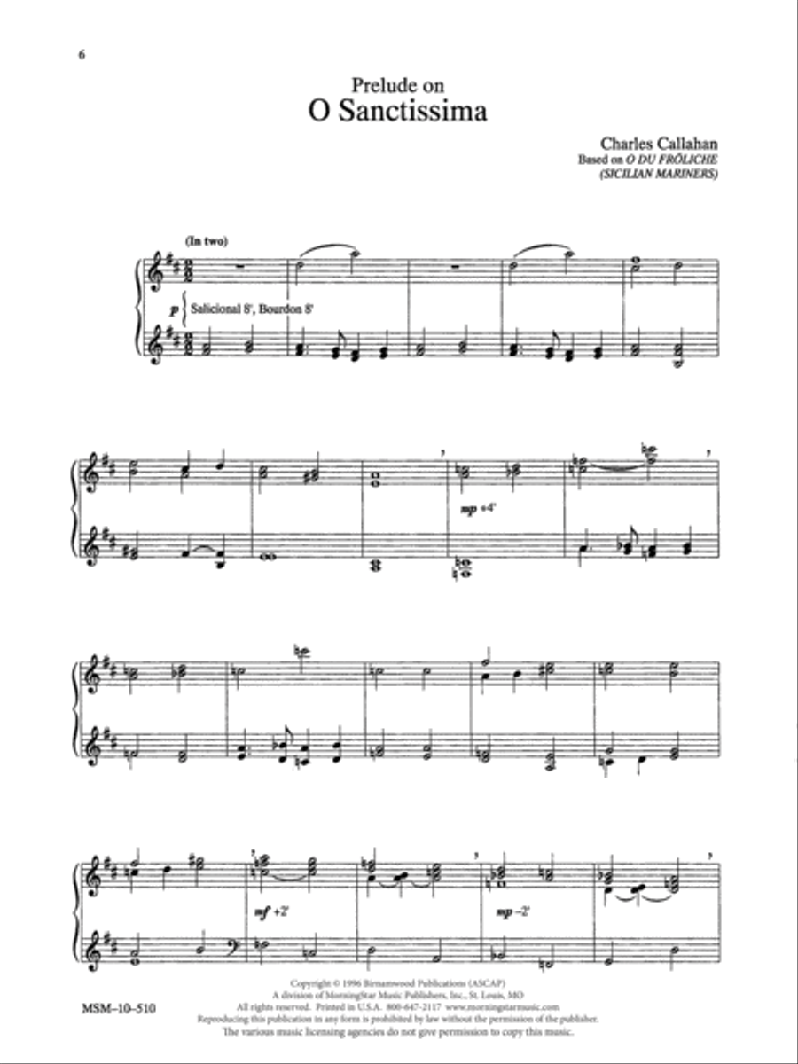 Marian Hymns Organ scores gallery preview page 5