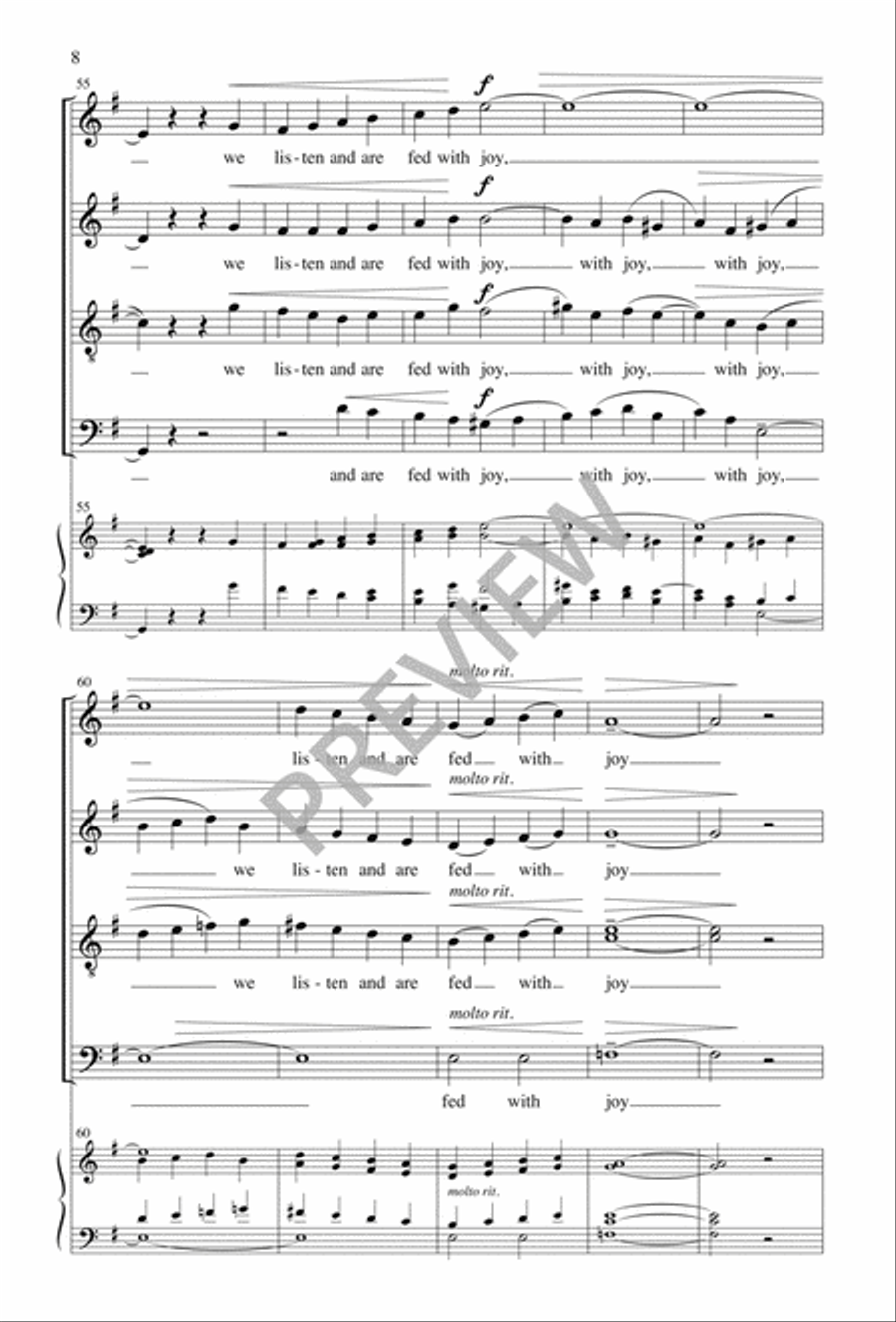 Remembered Music Remembered Music 4-Part scores gallery preview page 9
