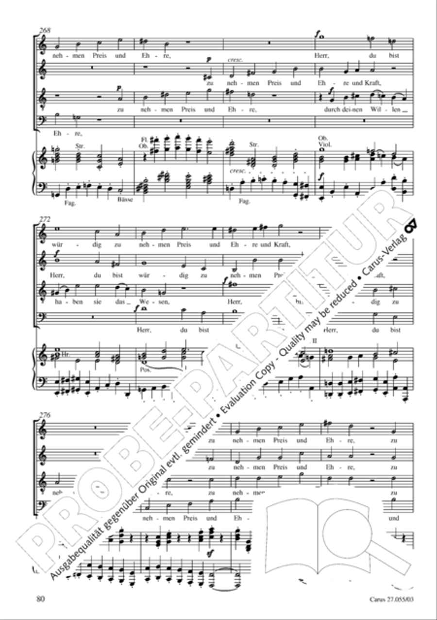Ein Deutsches Requiem (German Requiem) 4-Part scores gallery preview page 83