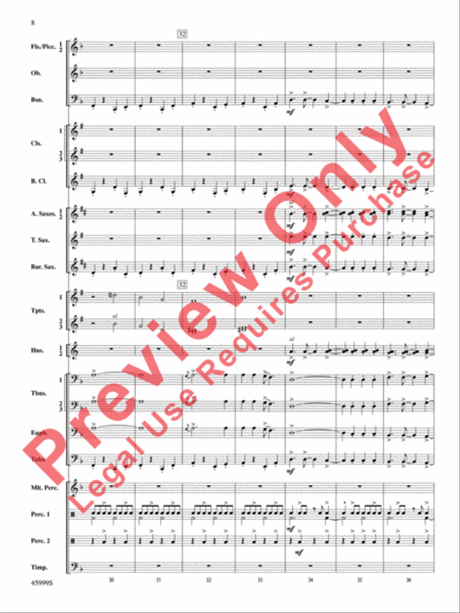 The Blue Ridge Concert Band scores gallery preview page 9