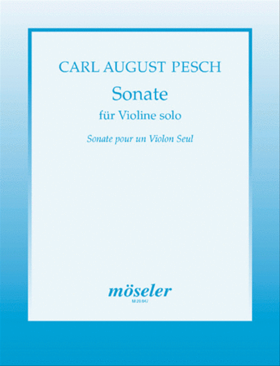 Sonata B-flat major Violin Solo scores gallery preview page 1
