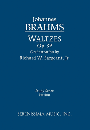 Book cover for Waltzes, Op.39