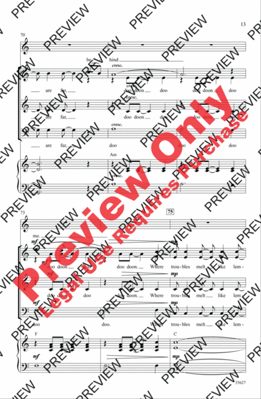 Over the Rainbow Over the Rainbow 3-Part scores gallery preview page 31