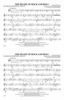 The Heart of Rock and Roll: Low Brass & Woodwinds #2 - Treble Clef