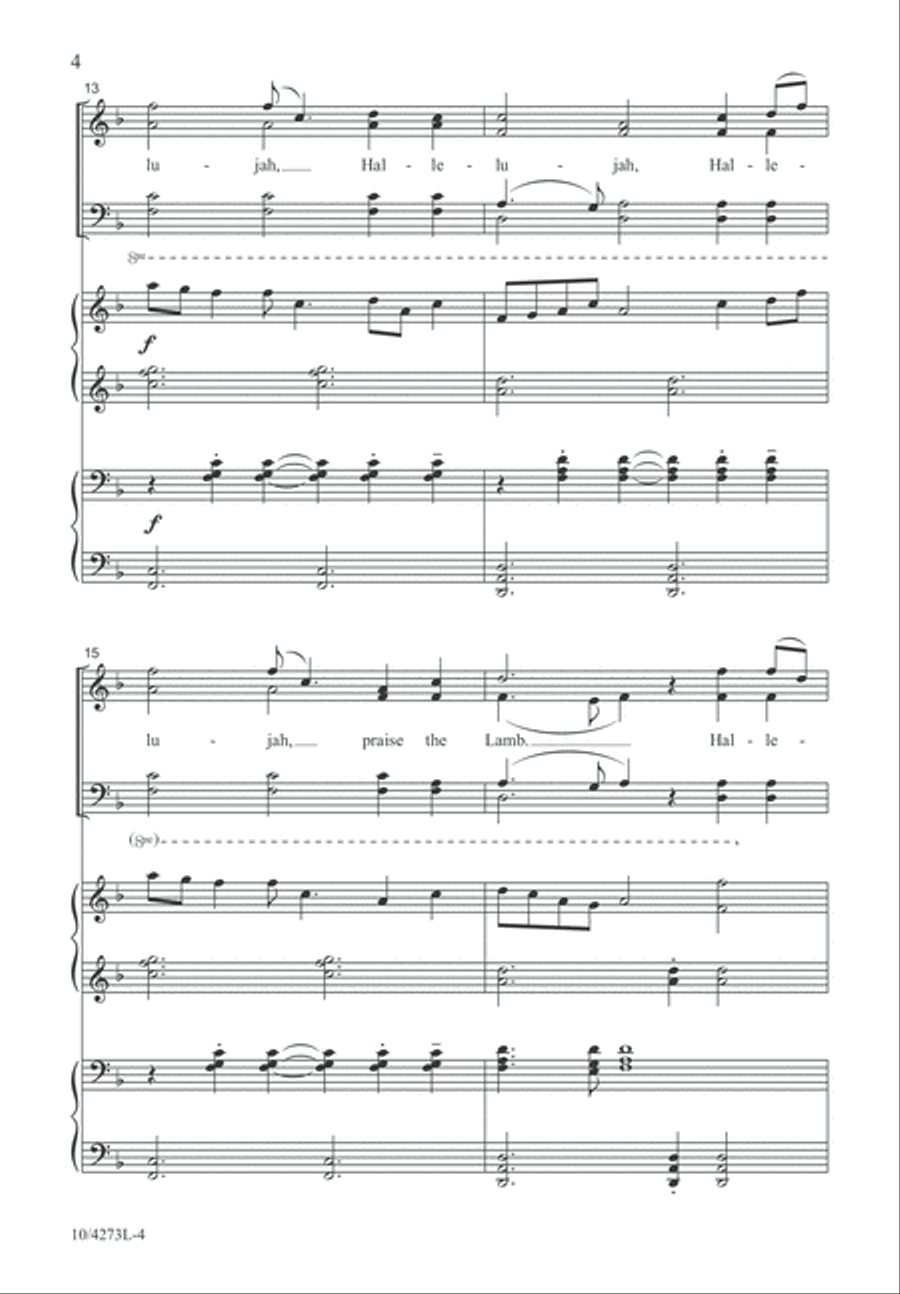 Hark, I Hear the Harps Eternal 4-Part scores gallery preview page 5