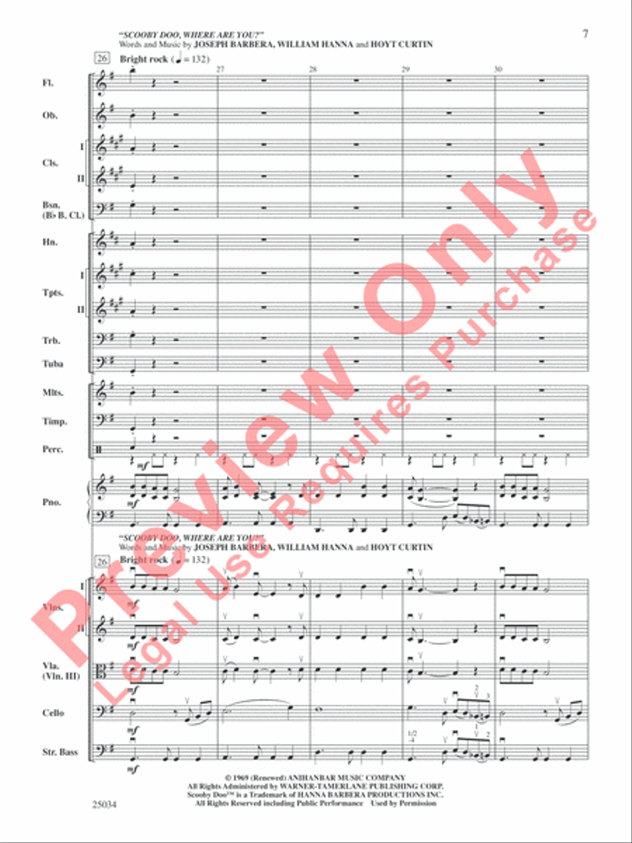 A Rockin' Halloween Full Orchestra scores gallery preview page 8