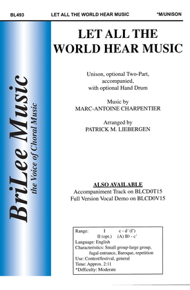 Book cover for Let All the World Hear Music
