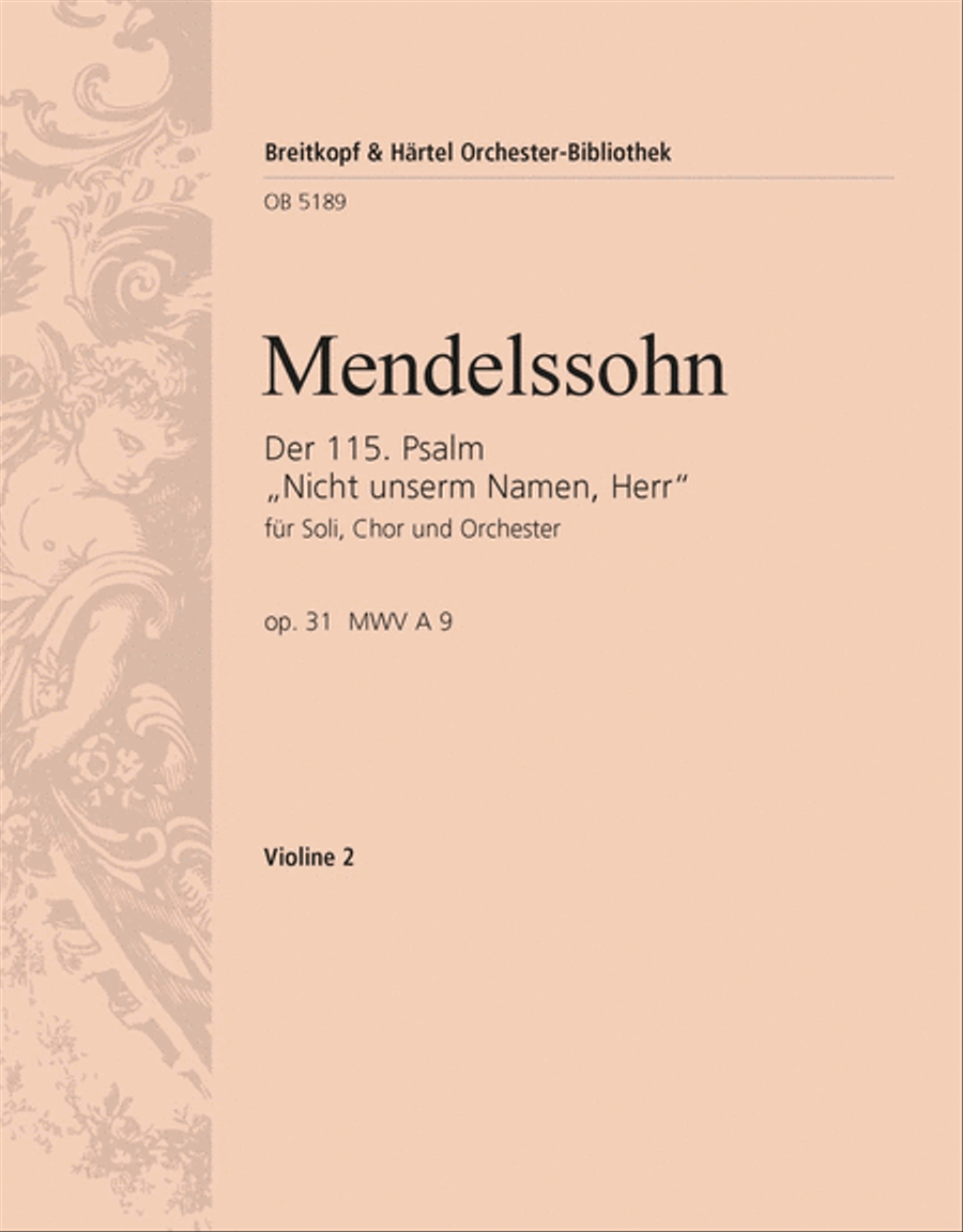 Psalm 115 Op. 31 MWV A 9 “Nicht unserm Namen, Herr” SSAATTBB scores gallery preview page 1
