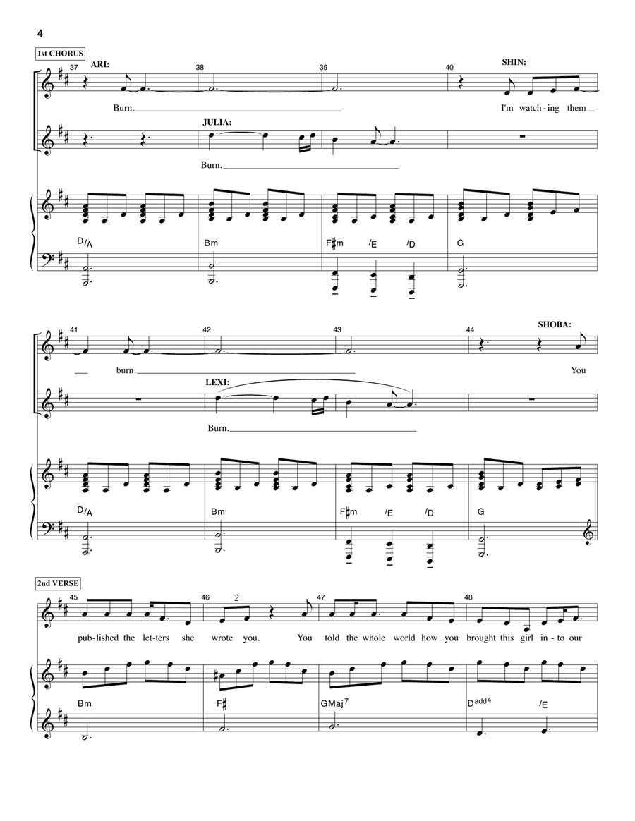 First Burn Voice scores gallery preview page 4