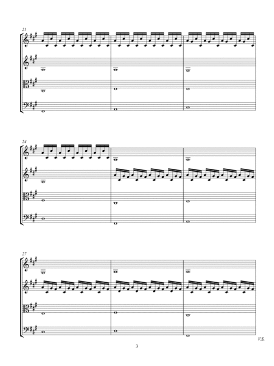 Love Is A Mystery String Quartet scores gallery preview page 3
