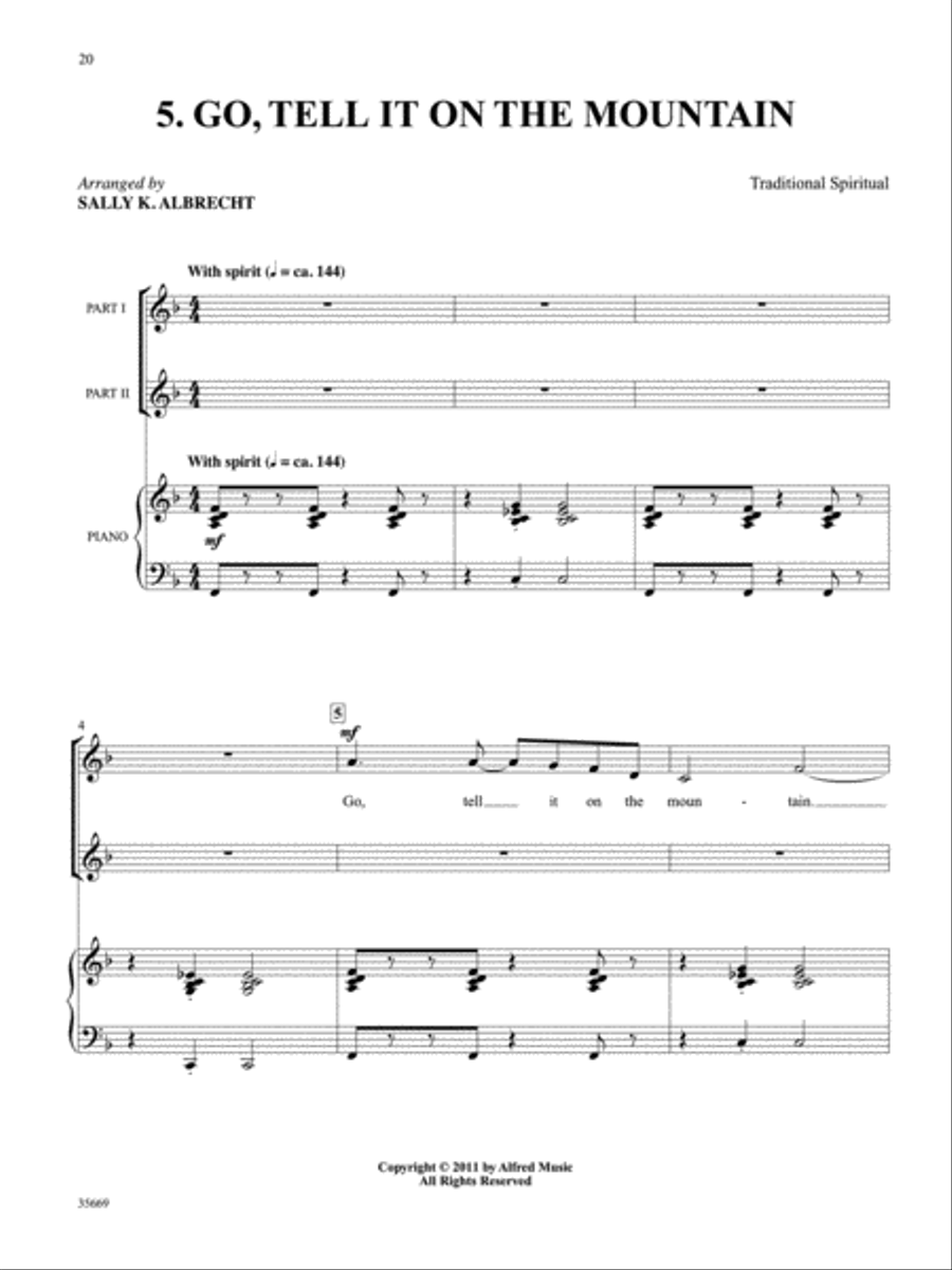 Holiday Partners! 2-Part scores gallery preview page 3