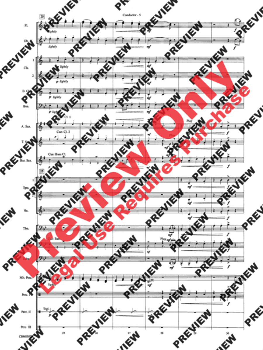 Frosty's Caribbean Holiday Concert Band scores gallery preview page 7