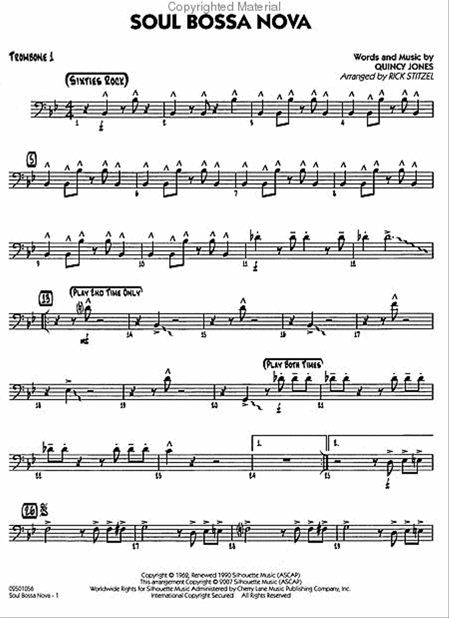 Soul Bossa Nova Soul Bossa Nova Jazz Ensemble scores gallery preview page 5